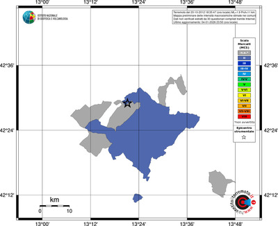 Mappa MCS - territori comuni