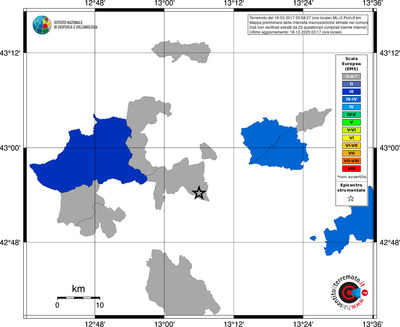 Mappa EMS - territori comuni