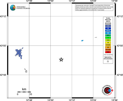 Mappa MCS - territori località