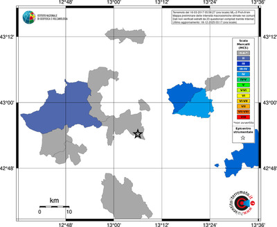 Mappa MCS - territori comuni