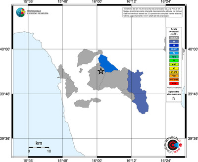 Mappa MCS - territori comuni