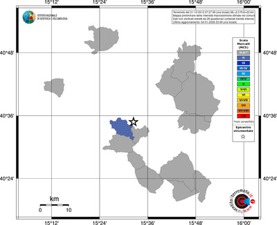Mappa MCS - territori comuni