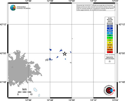 Mappa MCS - territori località