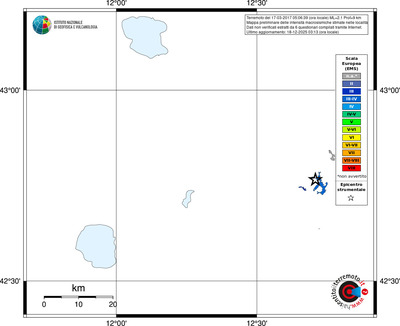 Mappa EMS - territori località