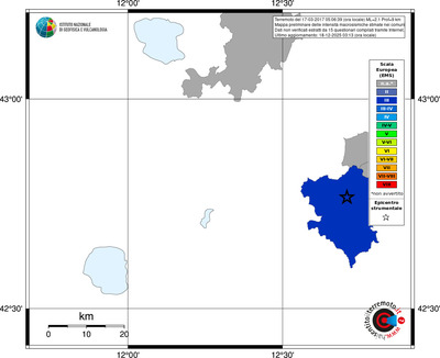 Mappa EMS - territori comuni