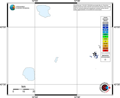 Mappa MCS - territori località