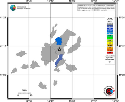 Mappa MCS - territori comuni