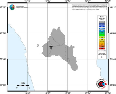 Mappa MCS - territori comuni