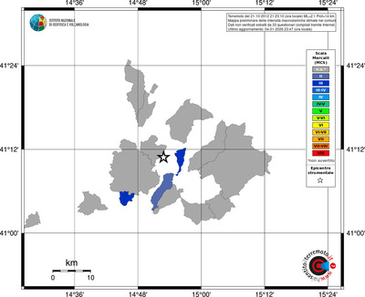 Mappa MCS - territori comuni