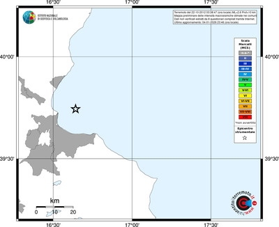 Mappa MCS - territori comuni