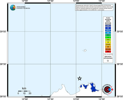 Mappa EMS - territori località