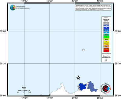 Mappa EMS - territori comuni
