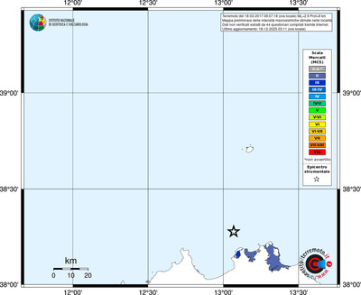 Mappa MCS - territori località