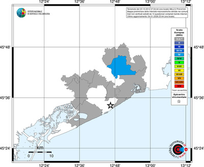 Mappa EMS - territori comuni