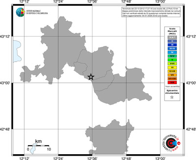 Mappa MCS - territori comuni