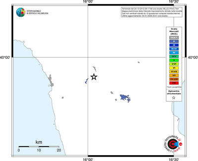 Mappa MCS - territori località