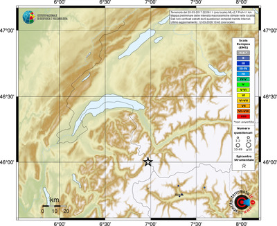 Mappa EMS - località