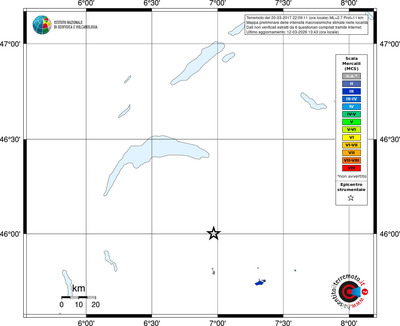 Mappa MCS - territori località