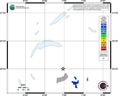 Mappa MCS - territori comuni