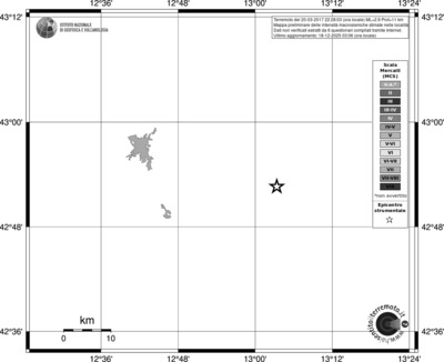 Mappa MCS - territori località