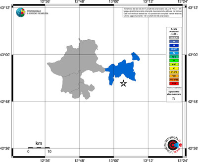Mappa MCS - territori comuni
