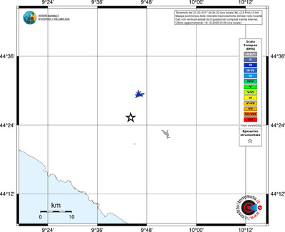 Mappa EMS - territori località