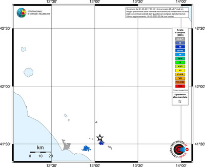 Mappa EMS - territori località