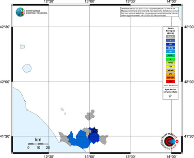 Mappa EMS - territori comuni