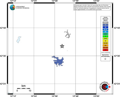 Mappa MCS - territori località
