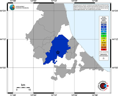 Mappa EMS - territori comuni
