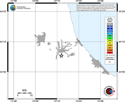 Mappa MCS - territori località