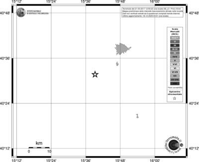 Mappa MCS - territori località