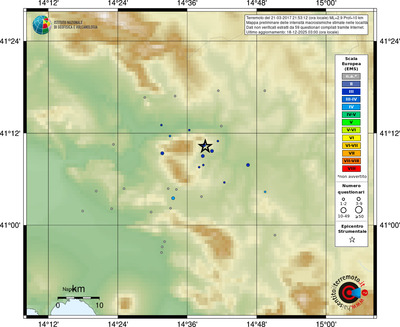 Mappa EMS - località
