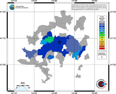 Mappa MCS - territori comuni