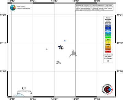 Mappa EMS - territori località