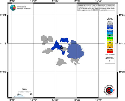 Mappa MCS - territori comuni