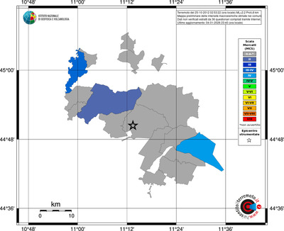Mappa MCS - territori comuni