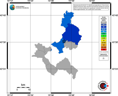 Mappa EMS - territori comuni