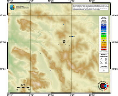 Mappa MCS - località