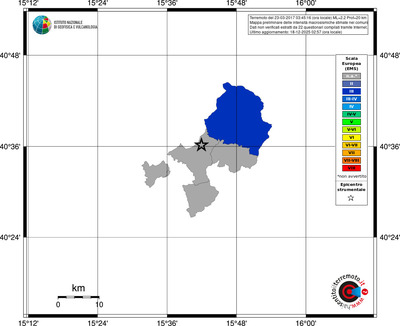Mappa EMS - territori comuni