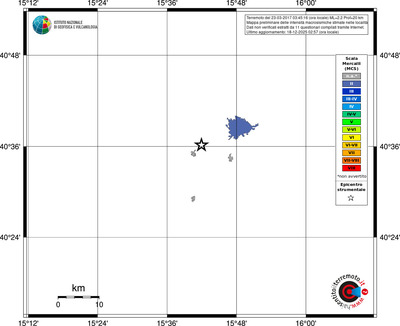 Mappa MCS - territori località