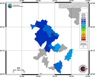 Mappa MCS - territori comuni