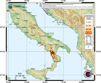 Mappa comuni con almeno 3 questionari
