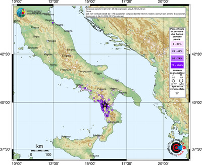 Mappa comuni con almeno 3 questionari