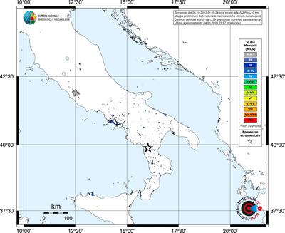 Mappa MCS - territori località