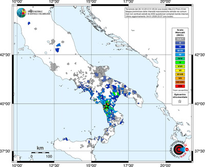 Mappa MCS - territori comuni