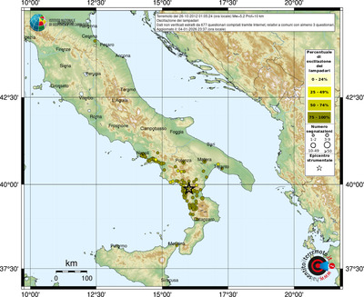 Mappa comuni con almeno 3 questionari