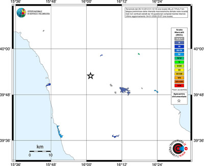 Mappa MCS - territori località