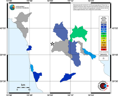 Mappa MCS - territori comuni