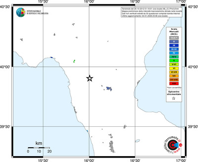 Mappa MCS - territori località